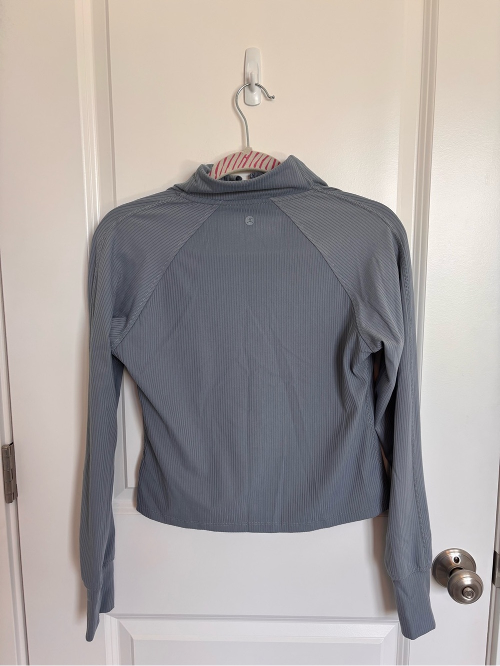 Danskin Light Gray Blue Zip-Up Athletic Jacket - Picture 4 of 5